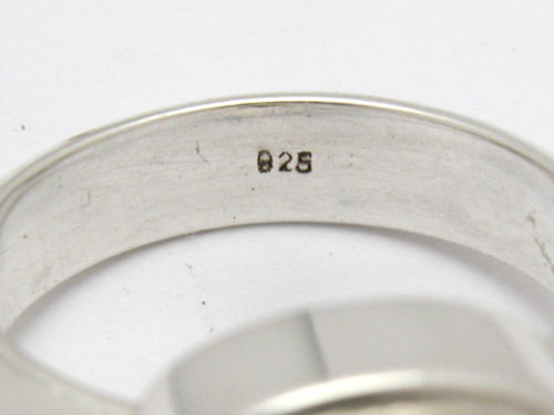 シルバーリング(925)の刻印: 指輪の刻印